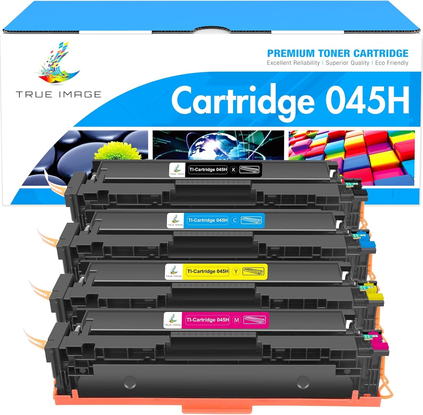 TRUE IMAGE Komp Toner Cartridge for Canon 045H Series Printers