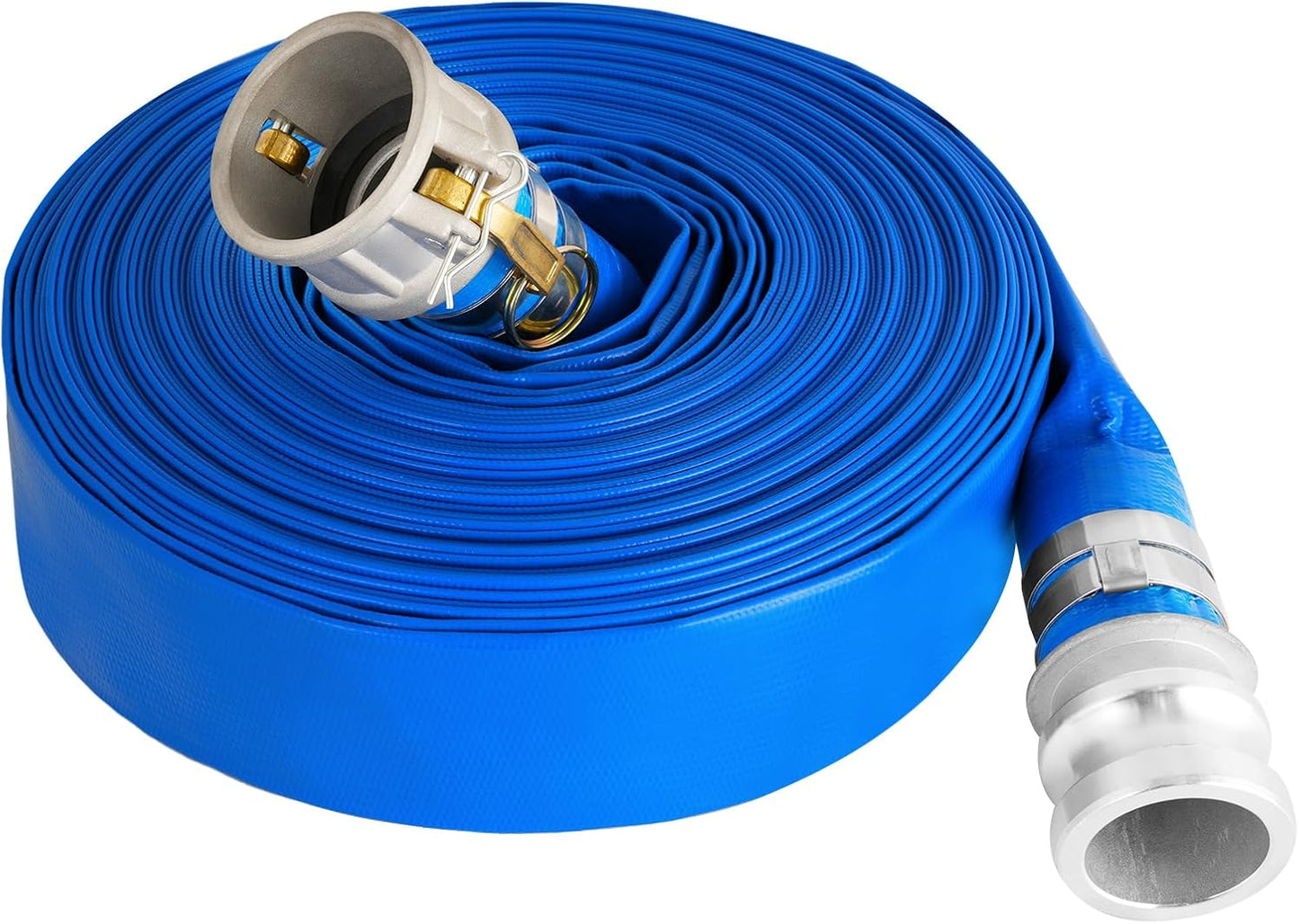 1.5in x 50 ft Backwash Hose for Swimming Pools - Heavy Duty PVC