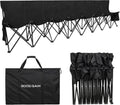 Portable Soccer Bench 8 Seats - Folding Team Bench for Sideline