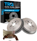 TRQ Rear Brake Pads & Rotors Kit Compatible with 2009-2015 Toyota