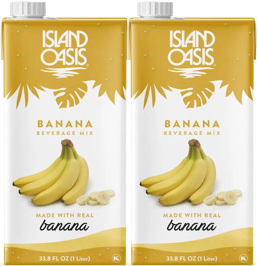Island Oasis Banana Fruit Puree for Smoothies and Cocktails