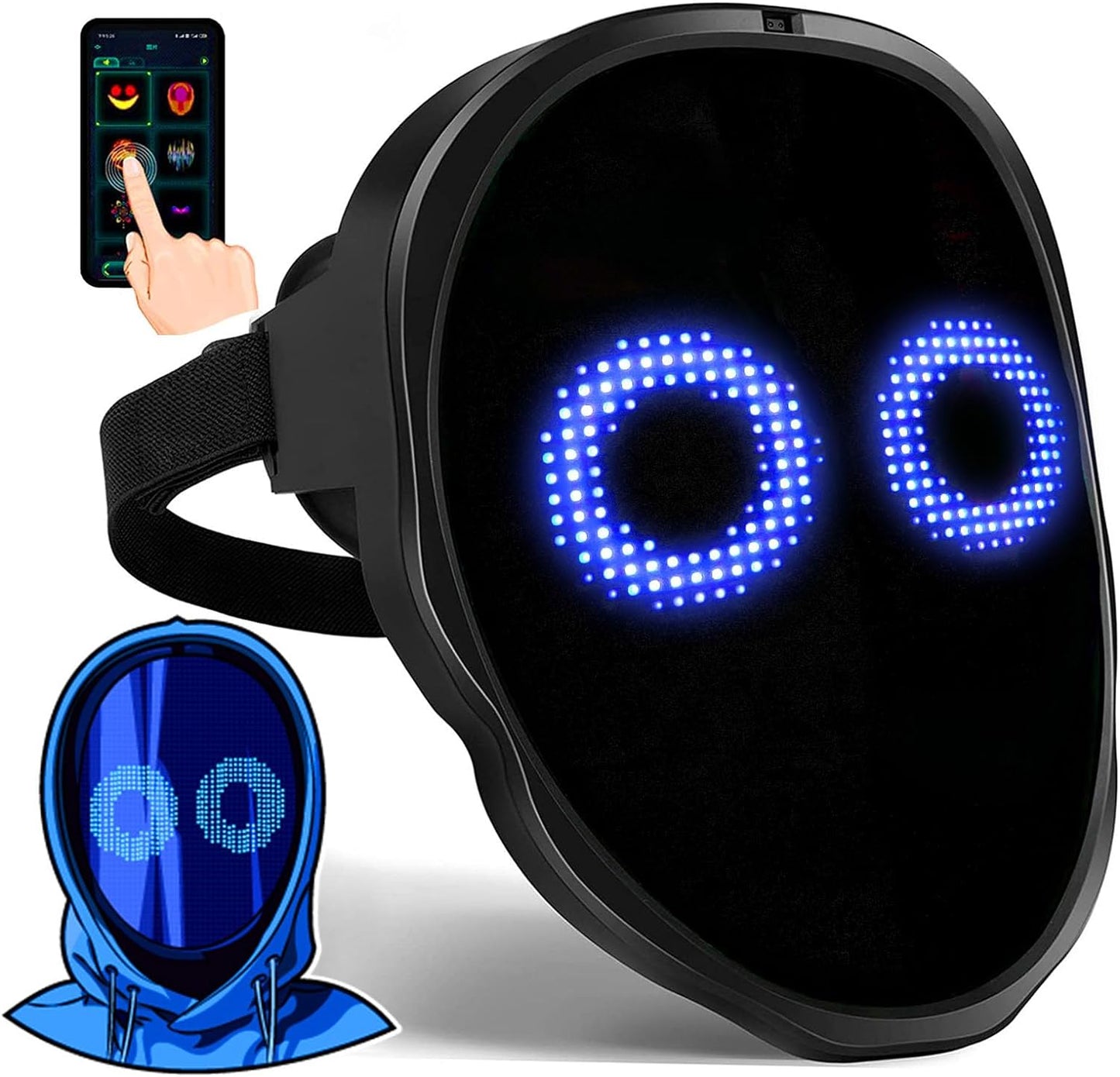 Face Transforming LED Mask for Kids - Perfect Halloween Costume