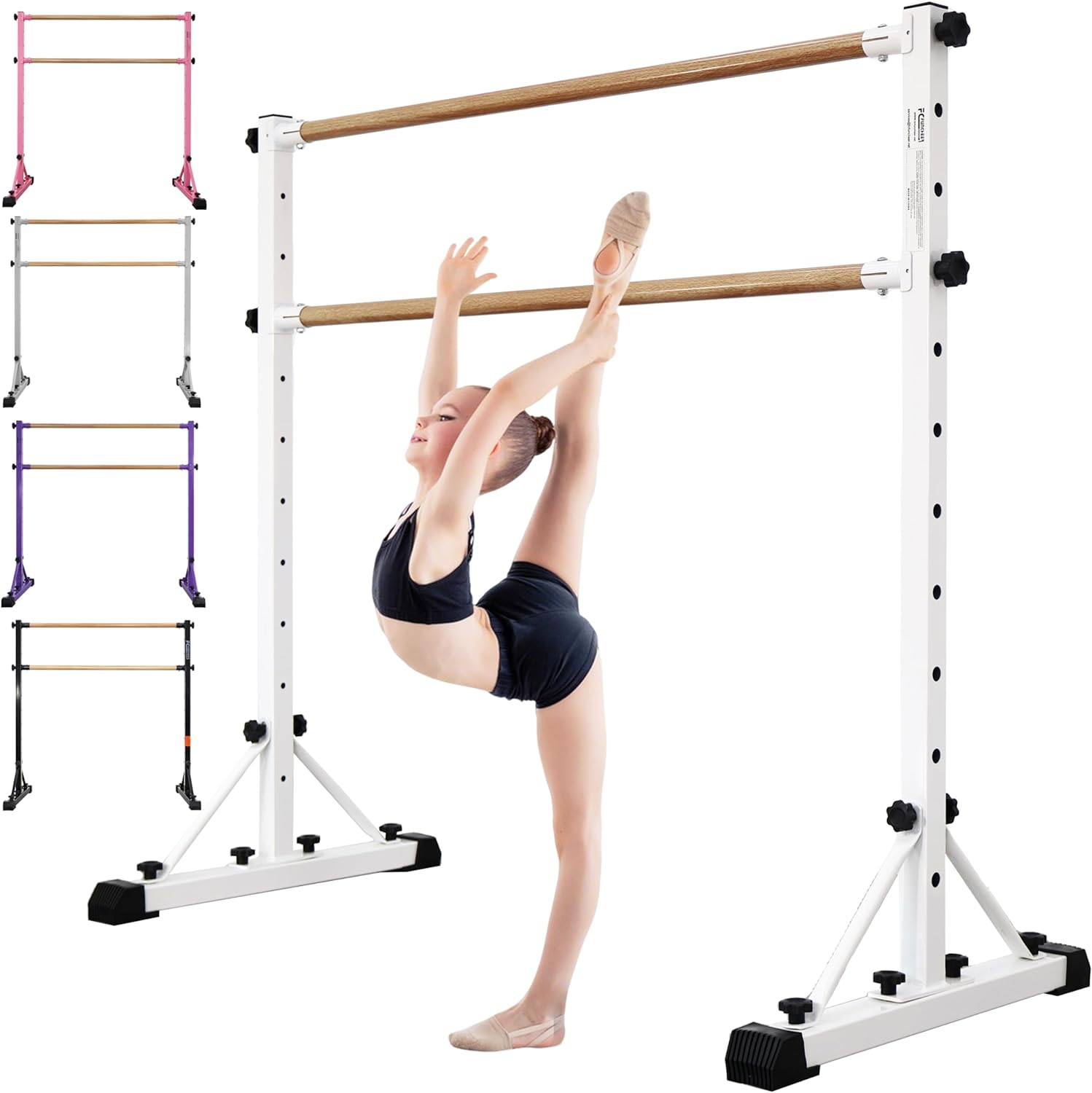 Adjustable Ballet Barre for Dance & Balance Exercise at Home