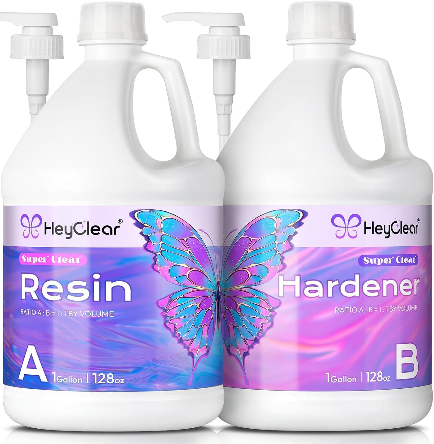2 Gallon Epoxy Resin Kit for Crystal Clear Coating and Casting