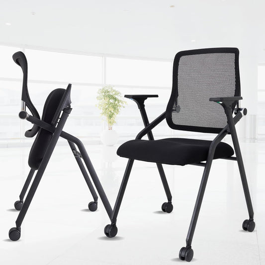 Ergonomic Stackable Conference Room Chairs with Lumbar Support