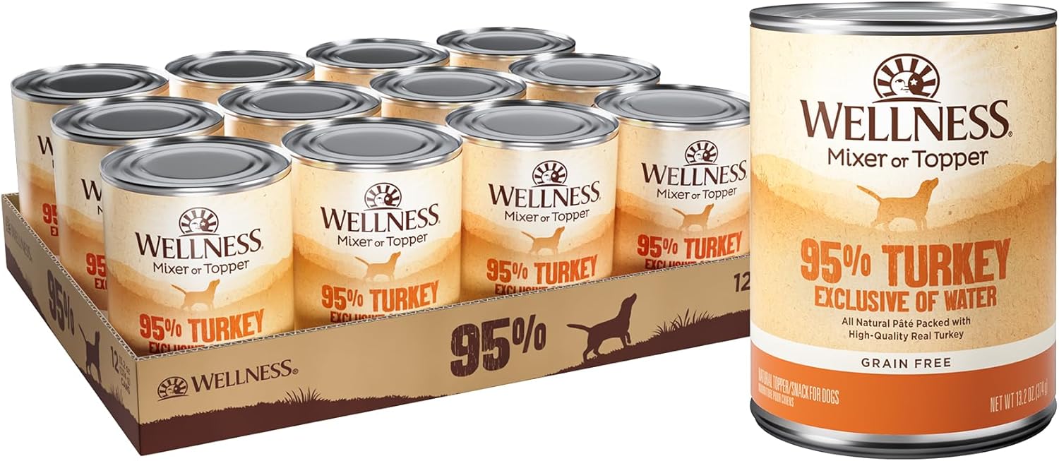 Wellness 95% Turkey Natural Wet Grain Free Dog Food Review
