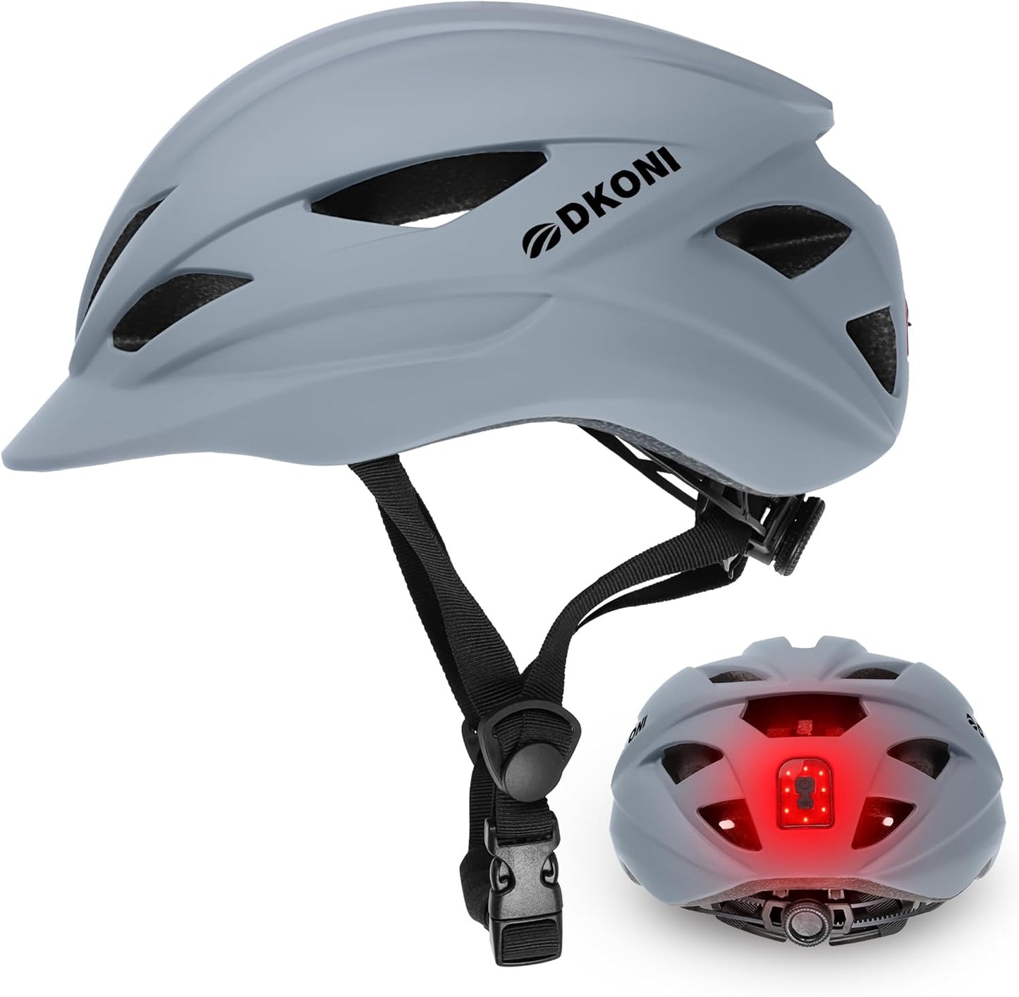 Bike Helmet Adult Urban with USB Charge Detachable Taillight