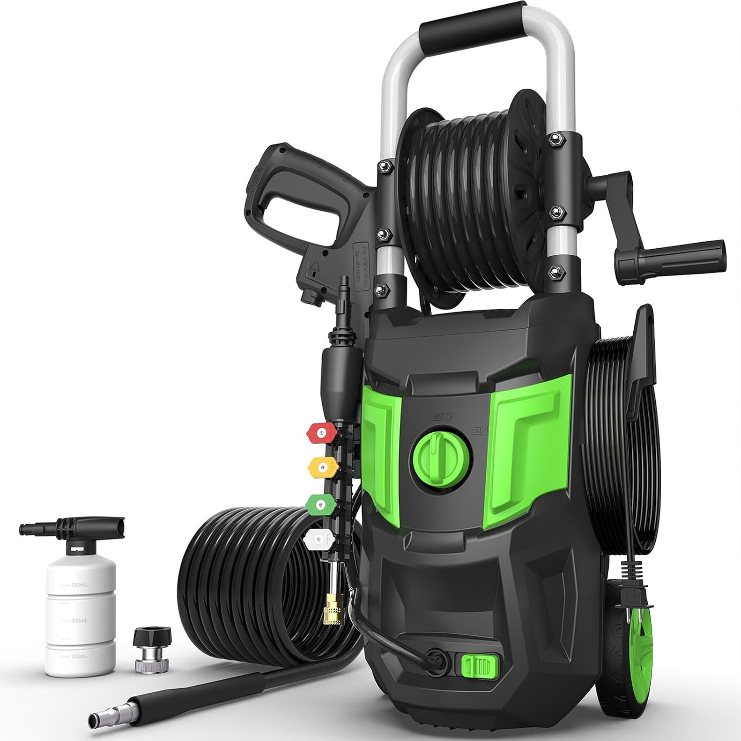 DGIVOVO 4800PSI Electric Pressure Washer - Powerful Cleaning Efficiency!
