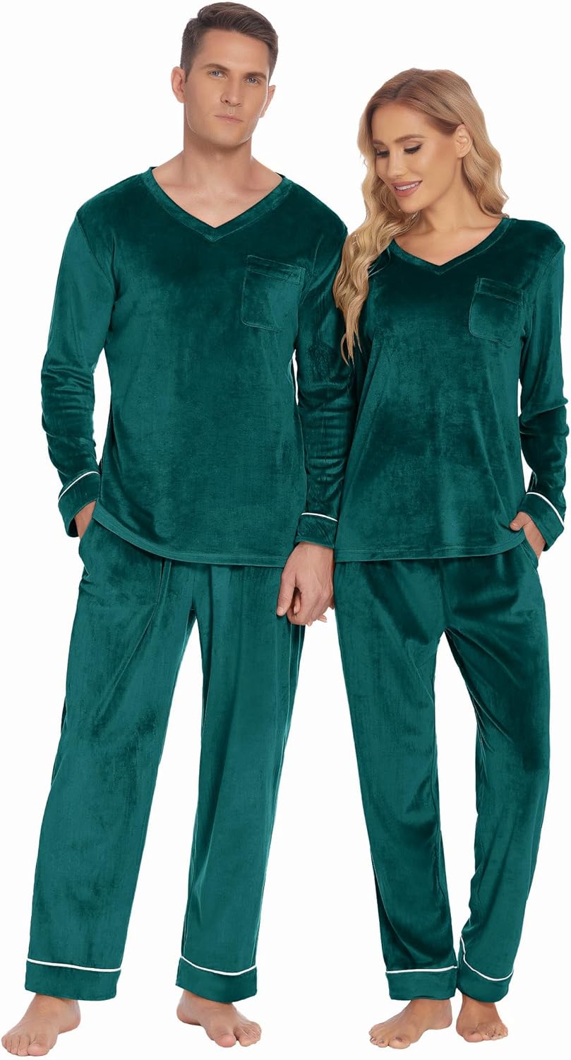 Ekouaer Couples Matching Pajamas Sets for Cozy Nights Together