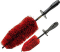 Speed Master Wheel Brush Combo - Memory Foam Bristles for Safe Wheel