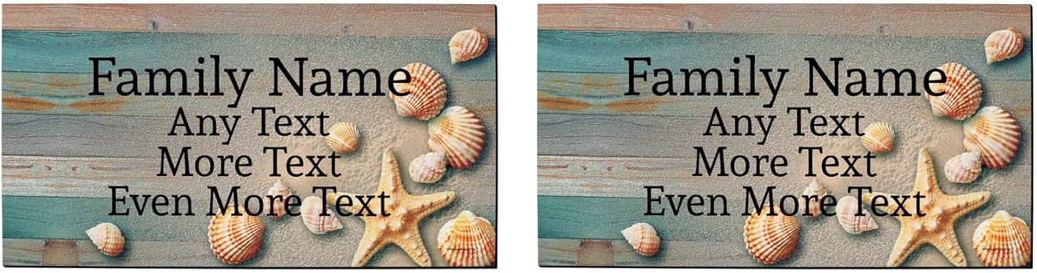 Nautical Gifts Custom Text Doormats for Beachy Home Decor