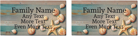 Nautical Gifts Custom Text Doormats for Beachy Home Decor