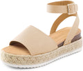 DREAM PAIRS Women's Platform Espadrilles Wedge Sandals (Style RPT2)