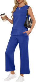 ANRABESS Women's 2 Piece Outfits Summer Travel Lounge
