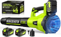Cordless Leaf Blower 735CFM 200MPH - Powerful Brushless Blower
