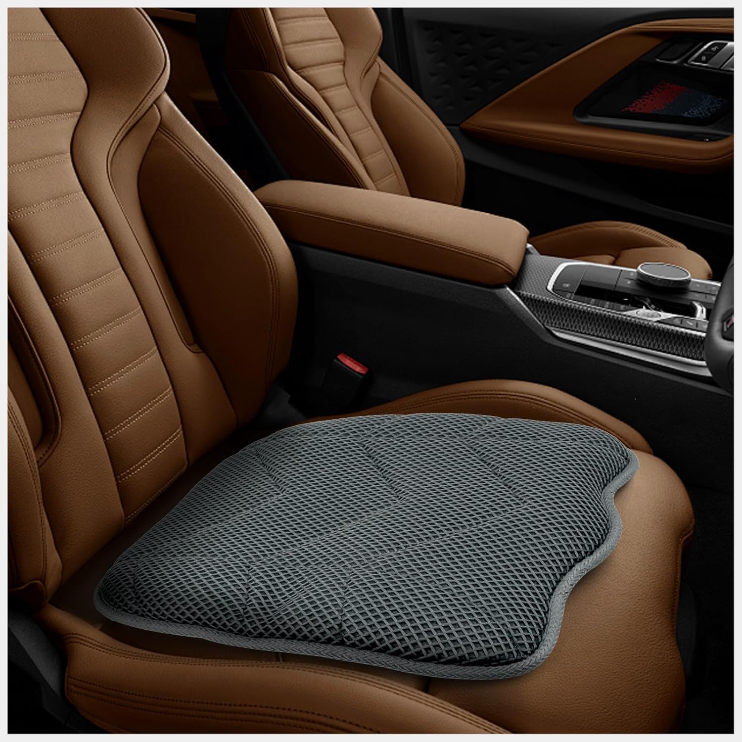Relief Sciatica & Back Pain with 3D Foam Cushion!