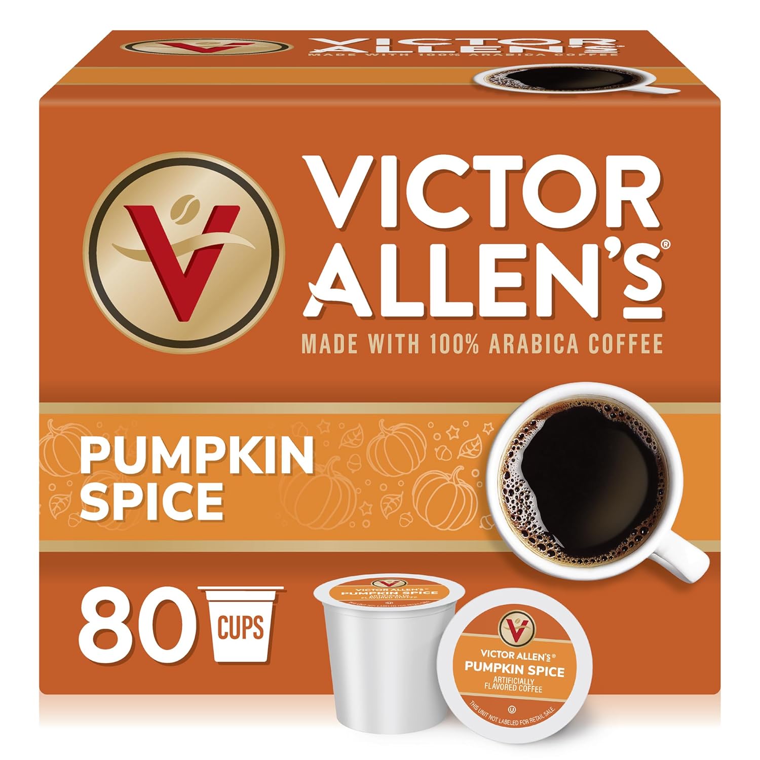 80 Pack Pumpkin Spice Coffee Pods
