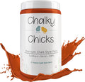 Chalky Chicks 32 Fl Oz Matte Pumpkin Pie Orange Chalk Paint - No