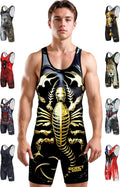 Exxact Sports Sublimated Wrestling Singlet - Premium Compression Fit
