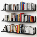 Forbena Floating Shelves 36 in Long 8 in Deep Set of 3 - Sturdy