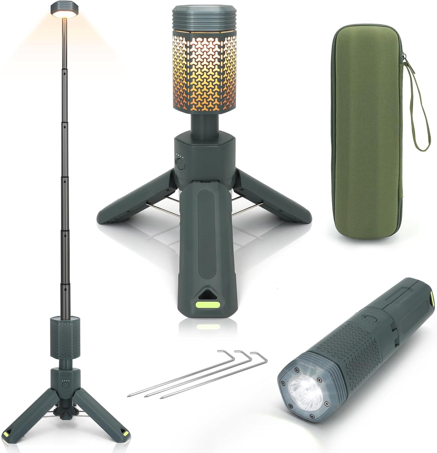 Qinzhuo Camping Lights: Telescopic Lantern for Adventures