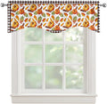 YOKOU Thanksgiving Kitchen Valance - Festive Fall Decor 60x18in