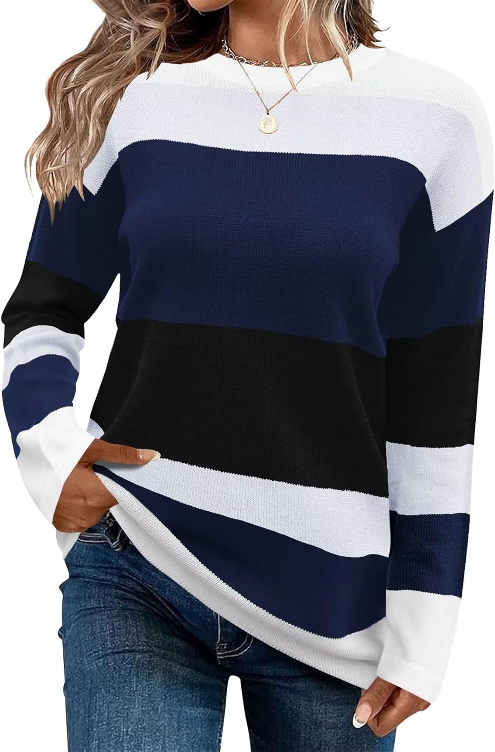 Cute Striped Sweaters for Women - Cozy Fall Fashion Essential