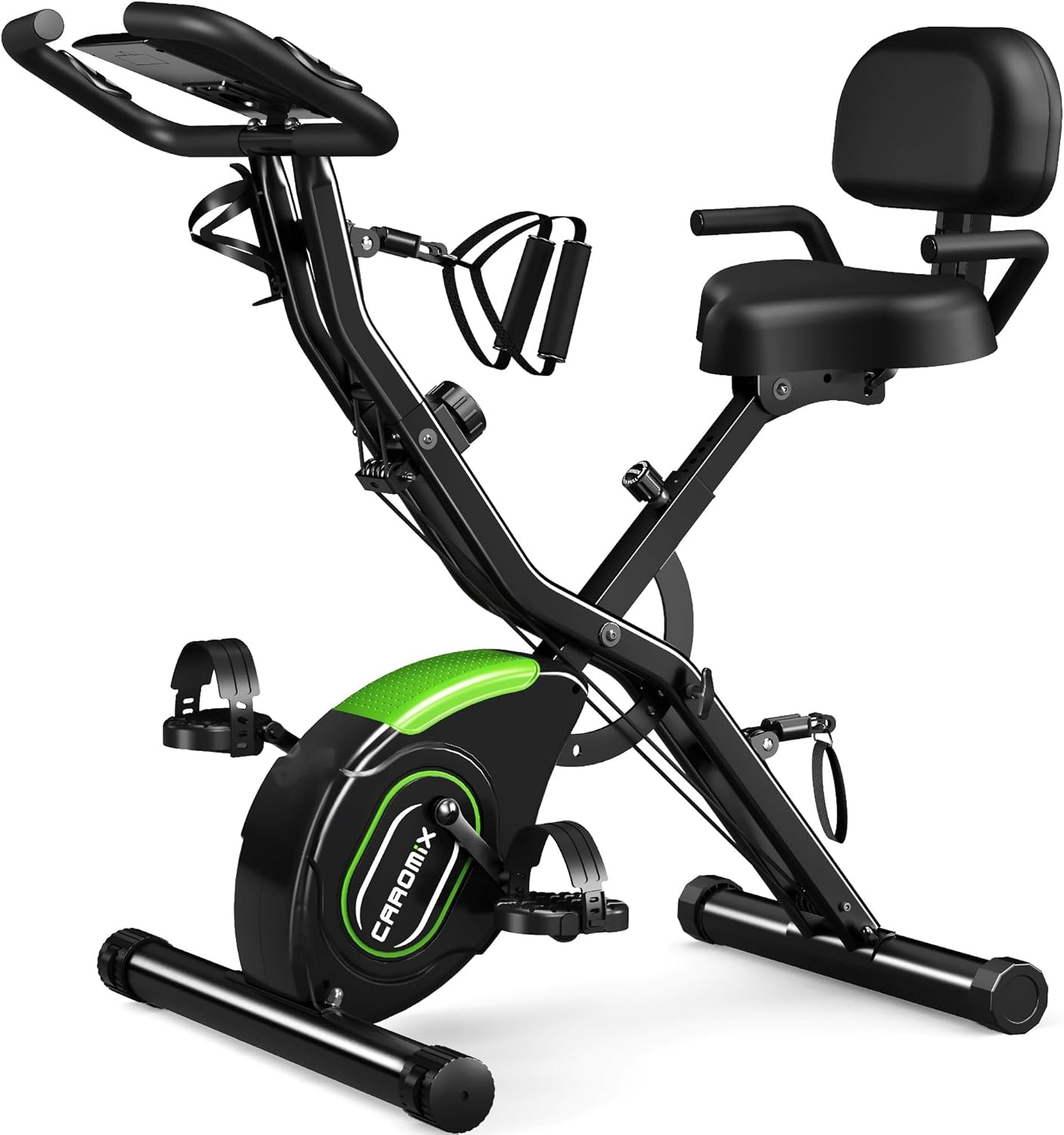 Caromix Folding Exercise Bike: 5 in 1 Stationary Bike for Home