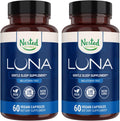 Luna Melatonin-Free Sleep Supplement Pack of Two - Herbal Nighttime