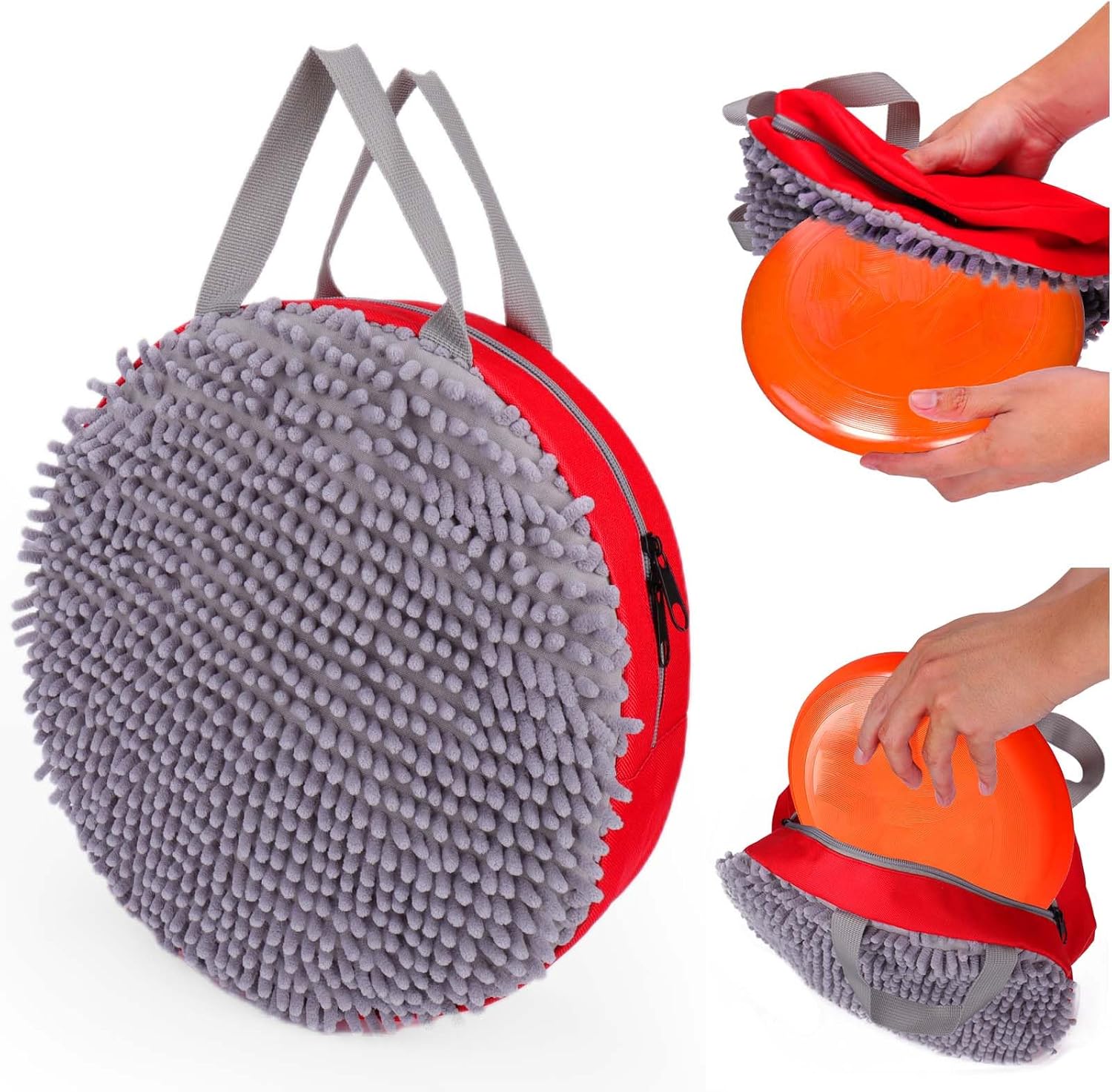 XANGNIER 2-in-1 Disc Golf Cleaner & Bag