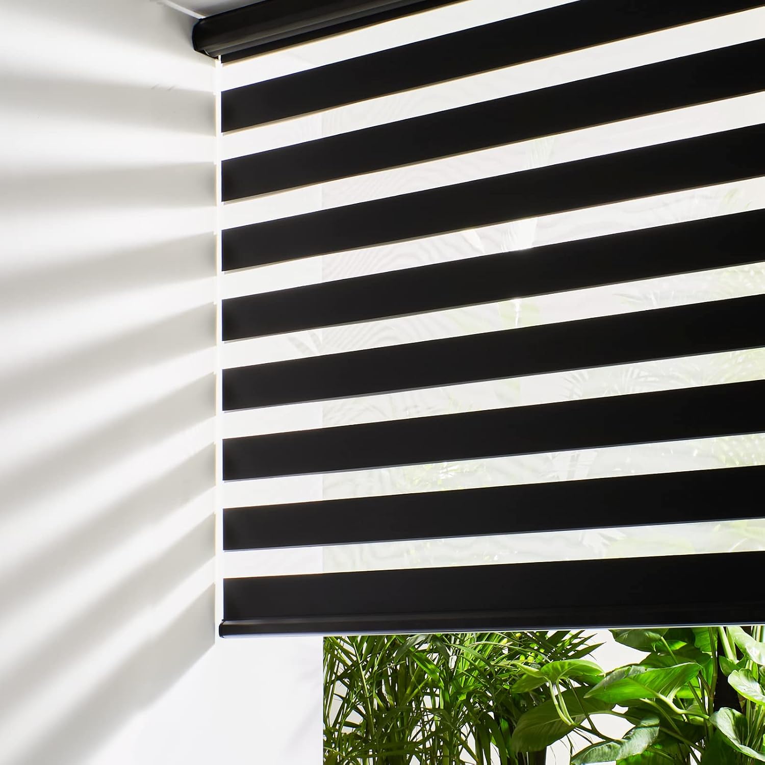 Persilux Cordless Zebra Shades for Day and Night Light Control