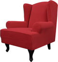 Easy-Going Stretch Wingback Chair Sofa Slipcover Large - Soft