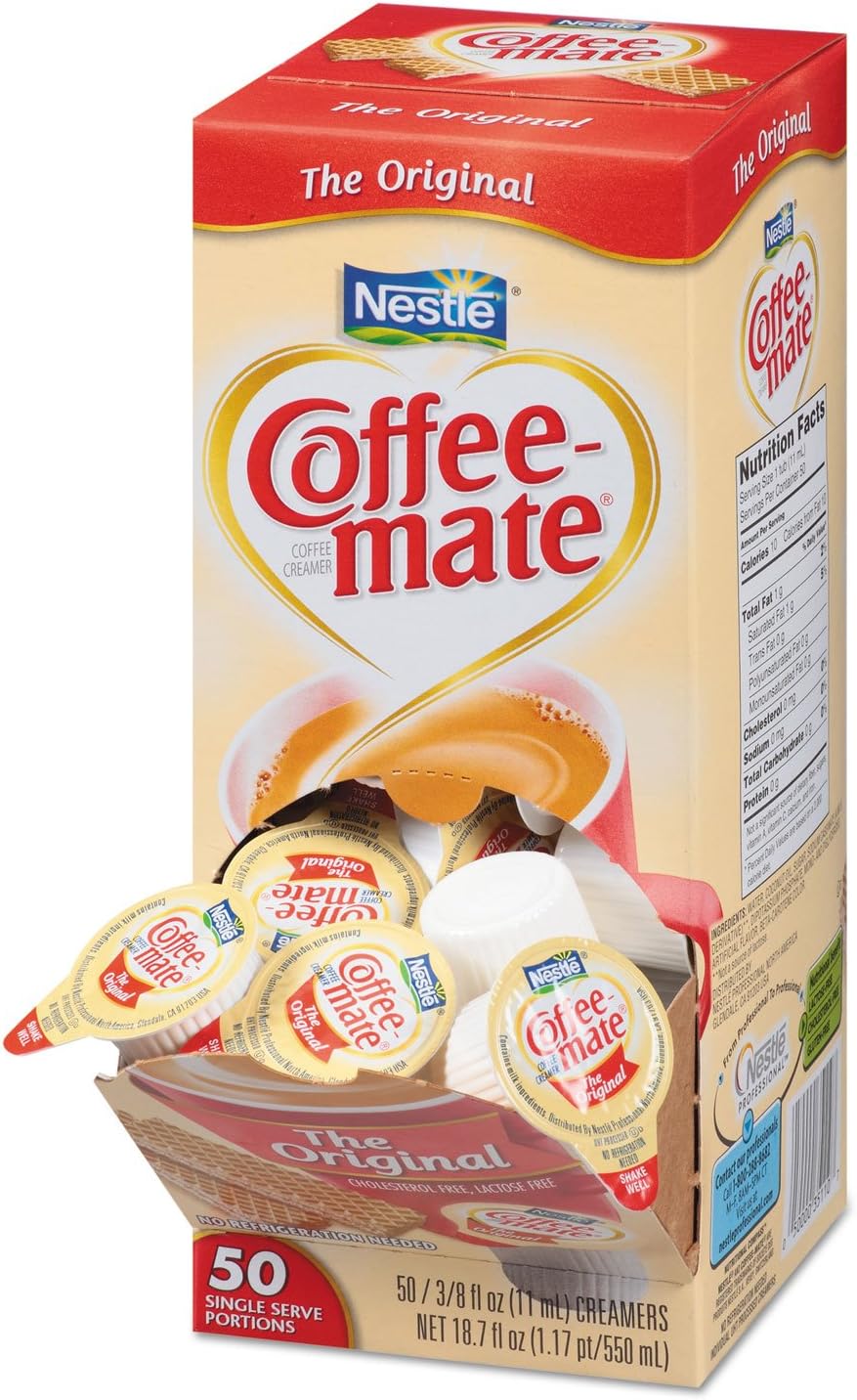 50 Packs Coffee-mate Creamer, Original Flavor