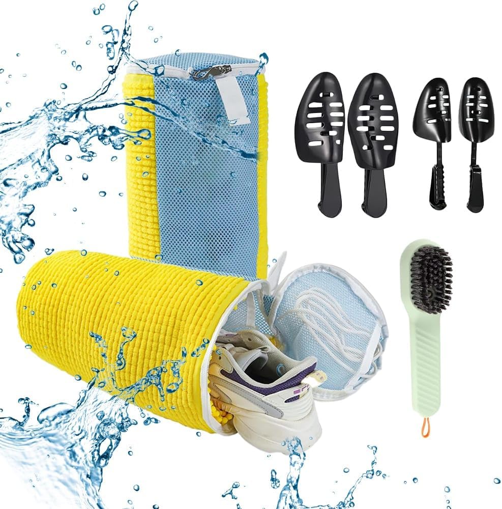 Breezoco Shoe Laundry Bag + Shoe Trees Set