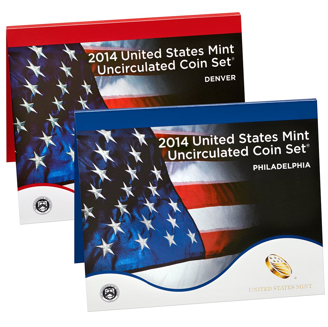 2014 US Mint Uncirculated Coin Set with Original Packaging