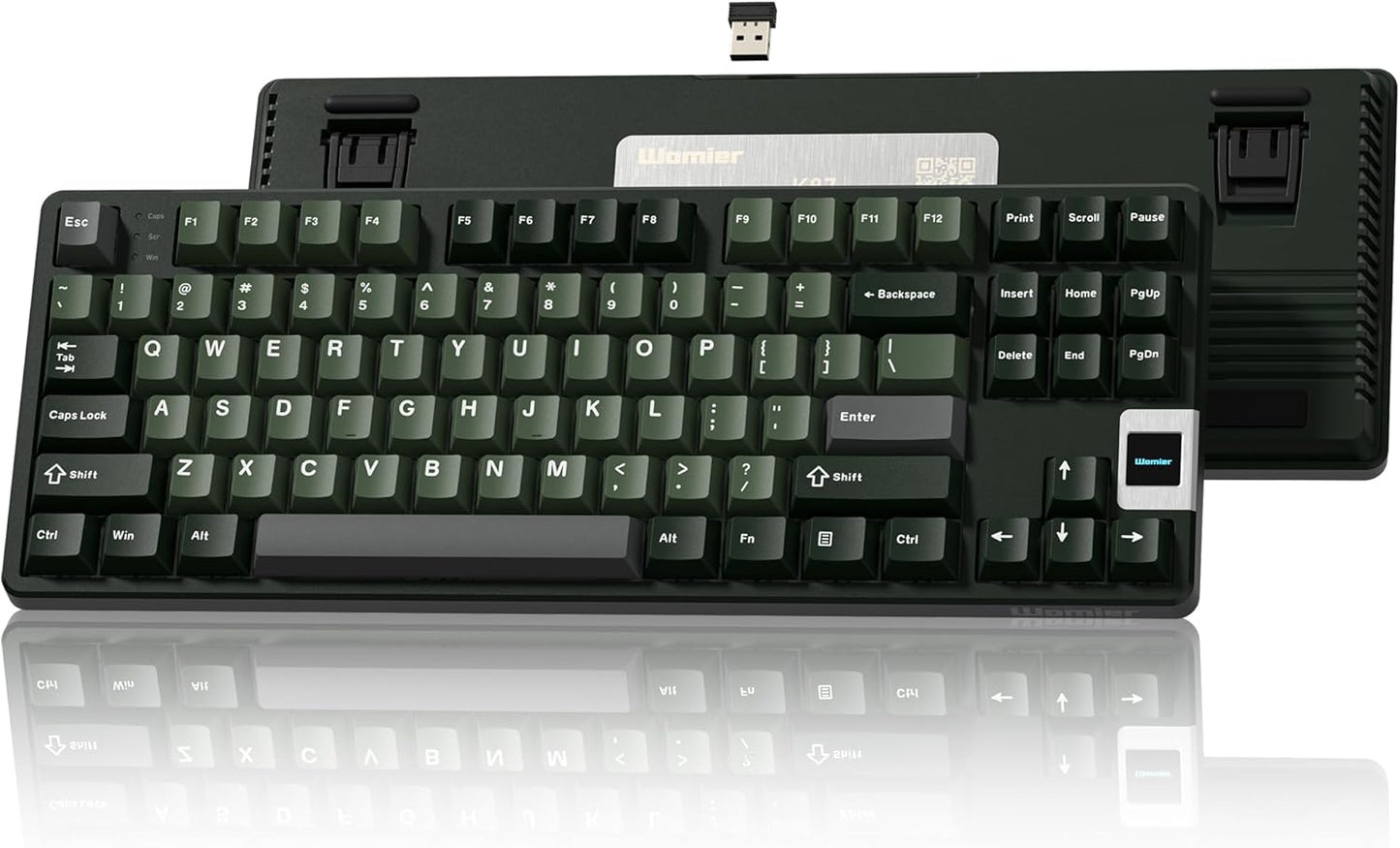 QK87 75% Wireless Gaming Keyboard with Multimedia Screen