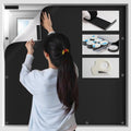 100% Blackout Window Cover No Drill Cuttable 157x57 in - Fast Magnetic