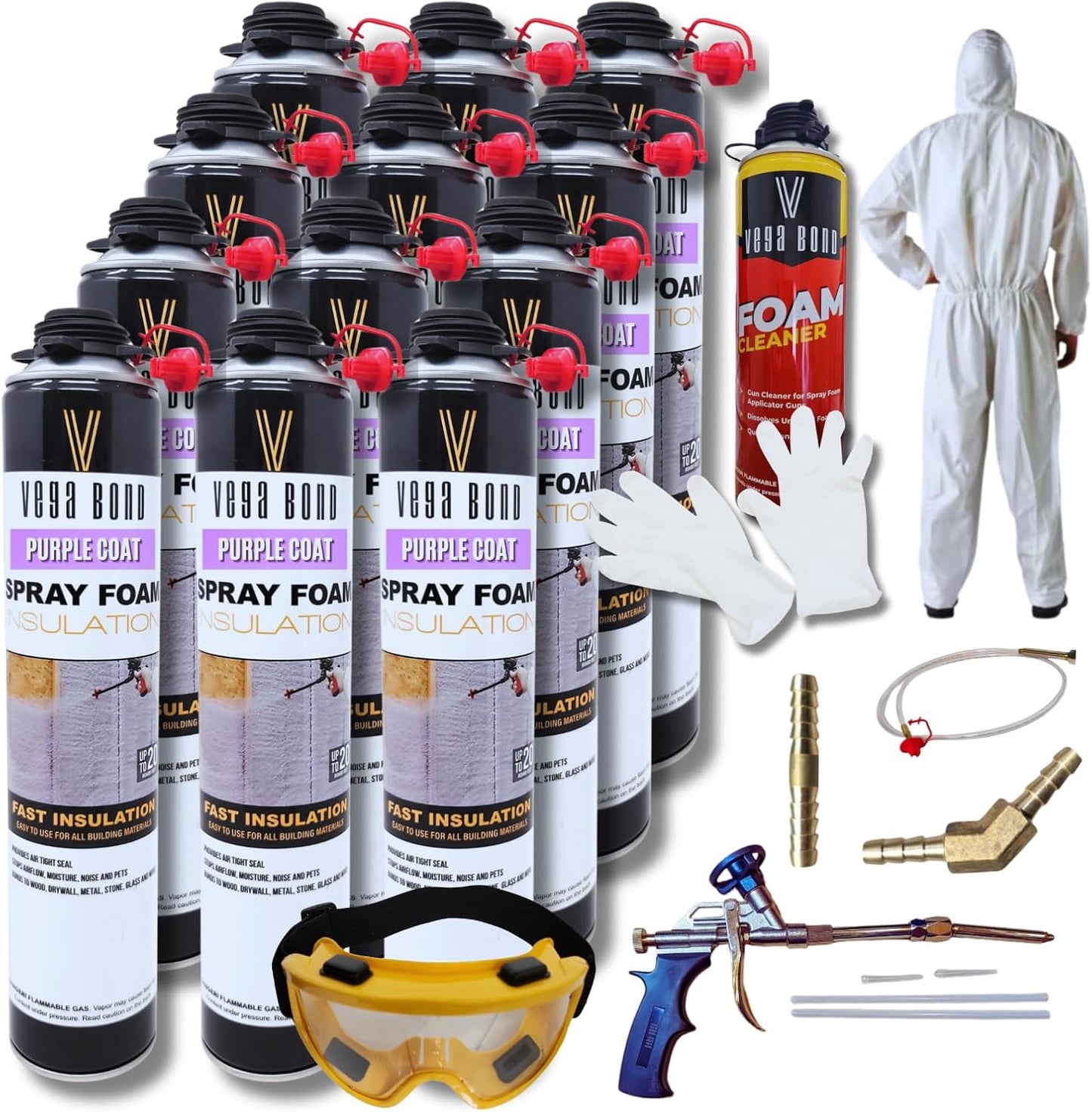 Vega Bond Closed Cell Insulation Spray Foam for Home Projects