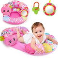 2 in 1 Baby Tummy Time Mat & Support Seated Pillow - Caterpillar