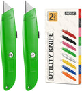 DIYSELF 30 Pack Heavy Duty Retractable Utility Knives - Bulk Box