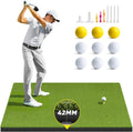 Ultimate Golf Mat Set with 9 Balls & Tees
