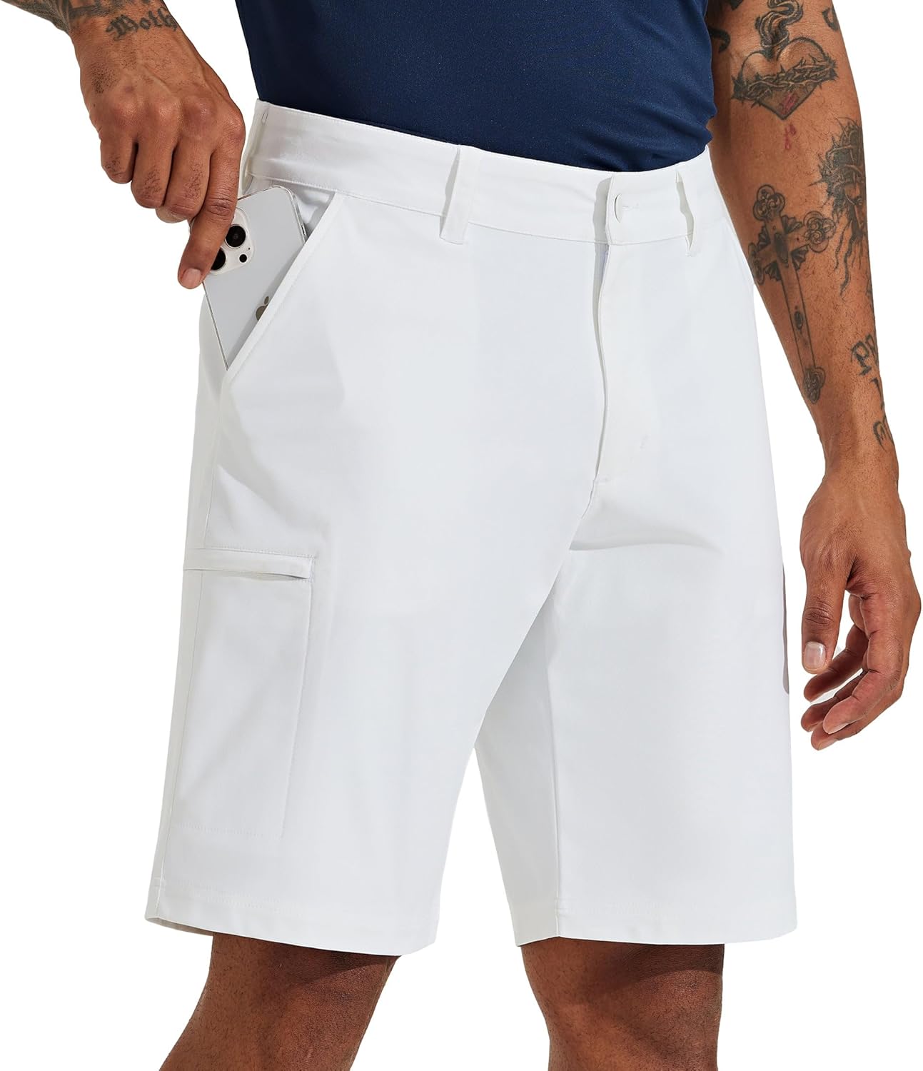 Willit Men's Golf Shorts 10in Stretch Quick Dry Cargo Shorts