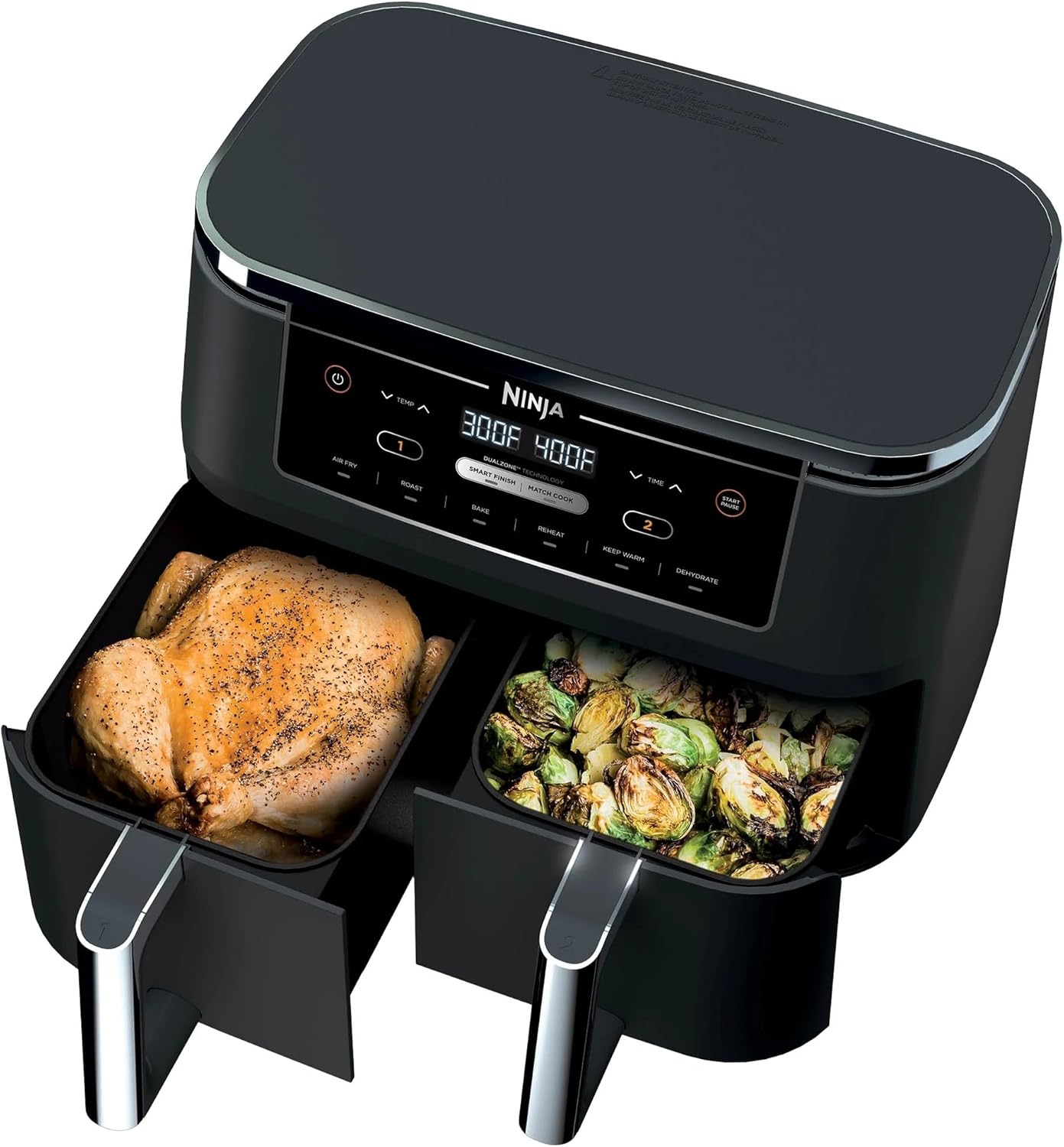 Ninja XL Air Fryer, DualZone Technology - Certified Refurbished