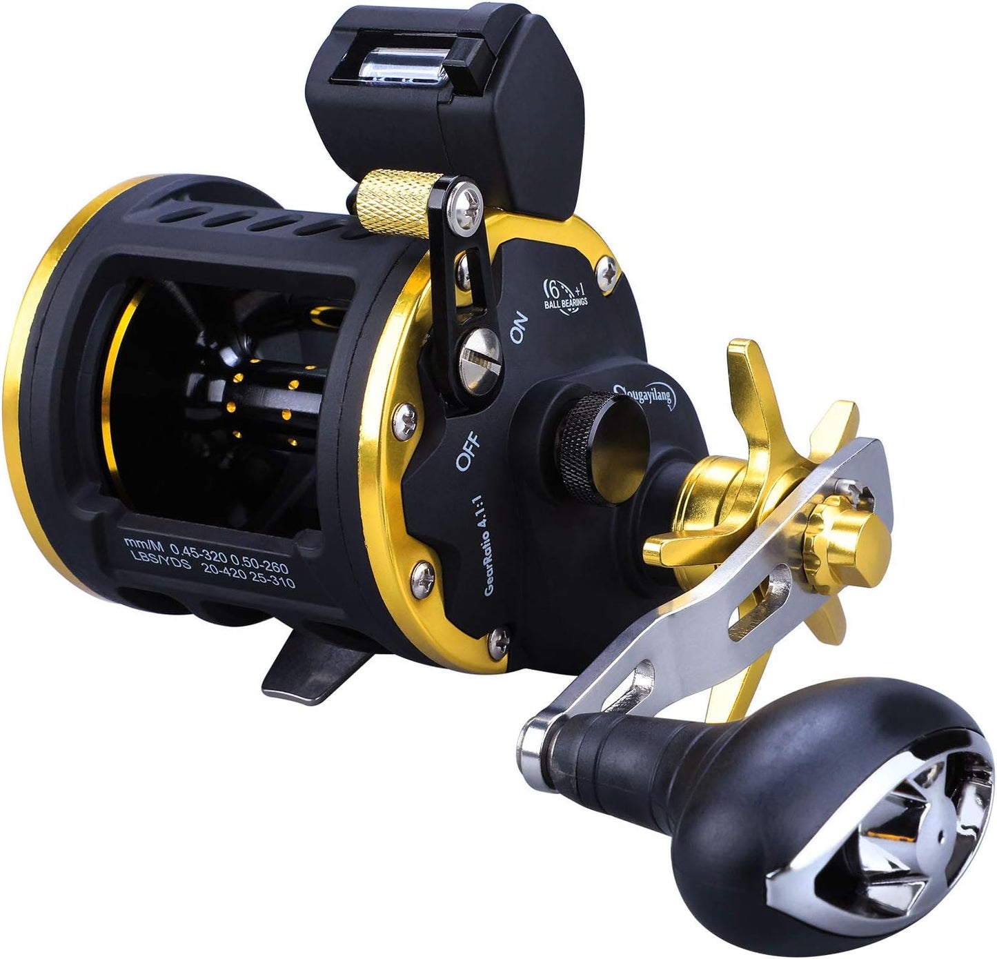 Sougayilang Line Counter Trolling Reel - Precision at Your Fingertips!
