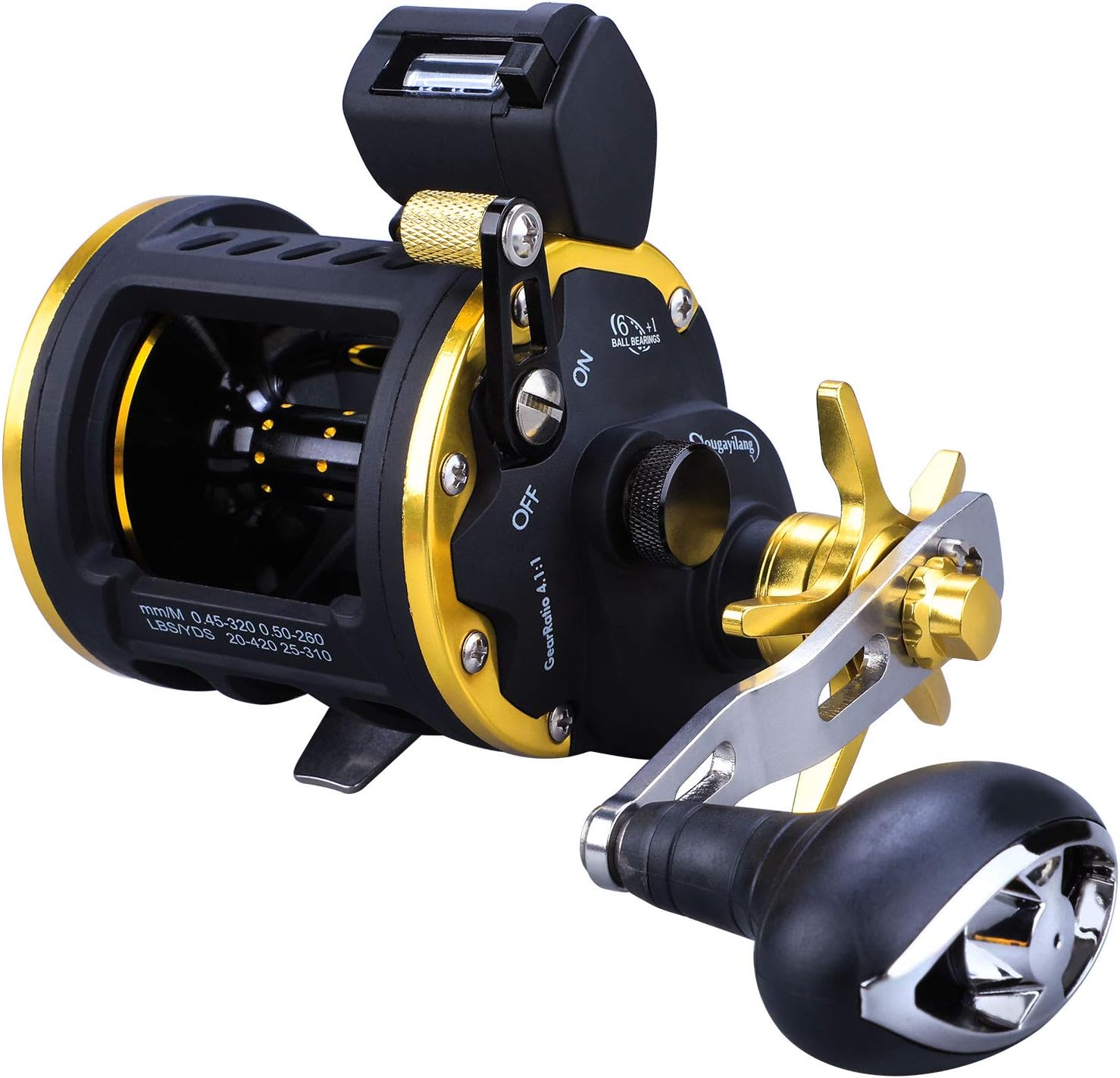Sougayilang Line Counter Trolling Reel - Precision at Your Fingertips!