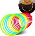 Glow Fever Glow Sticks Bulk 100ct 22in Glow Necklaces - Long-Lasting
