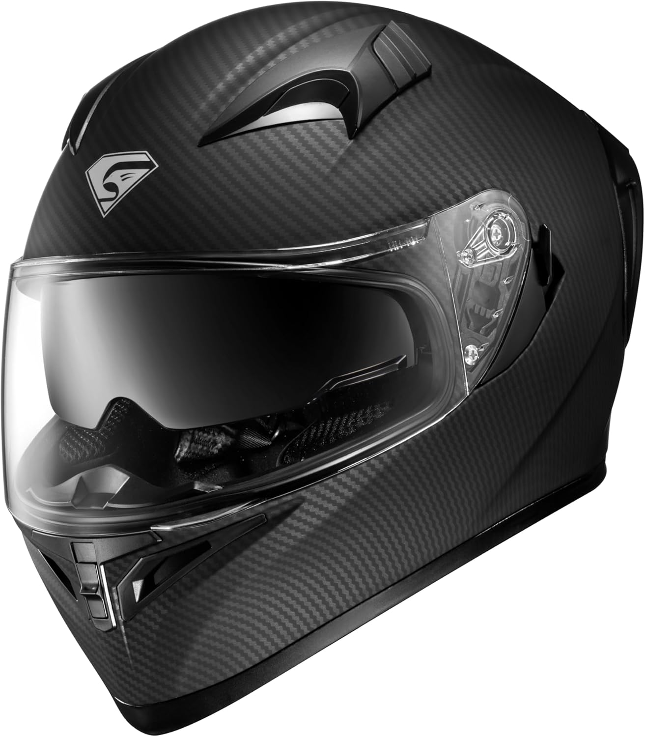 KYPARA Full Face Motorcycle Helmet with Tinted Visor for Safety