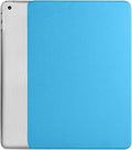 DuraSafe Cases for iPad 9.7 in (iPad 4/3/2) - Slim Transparent Blue