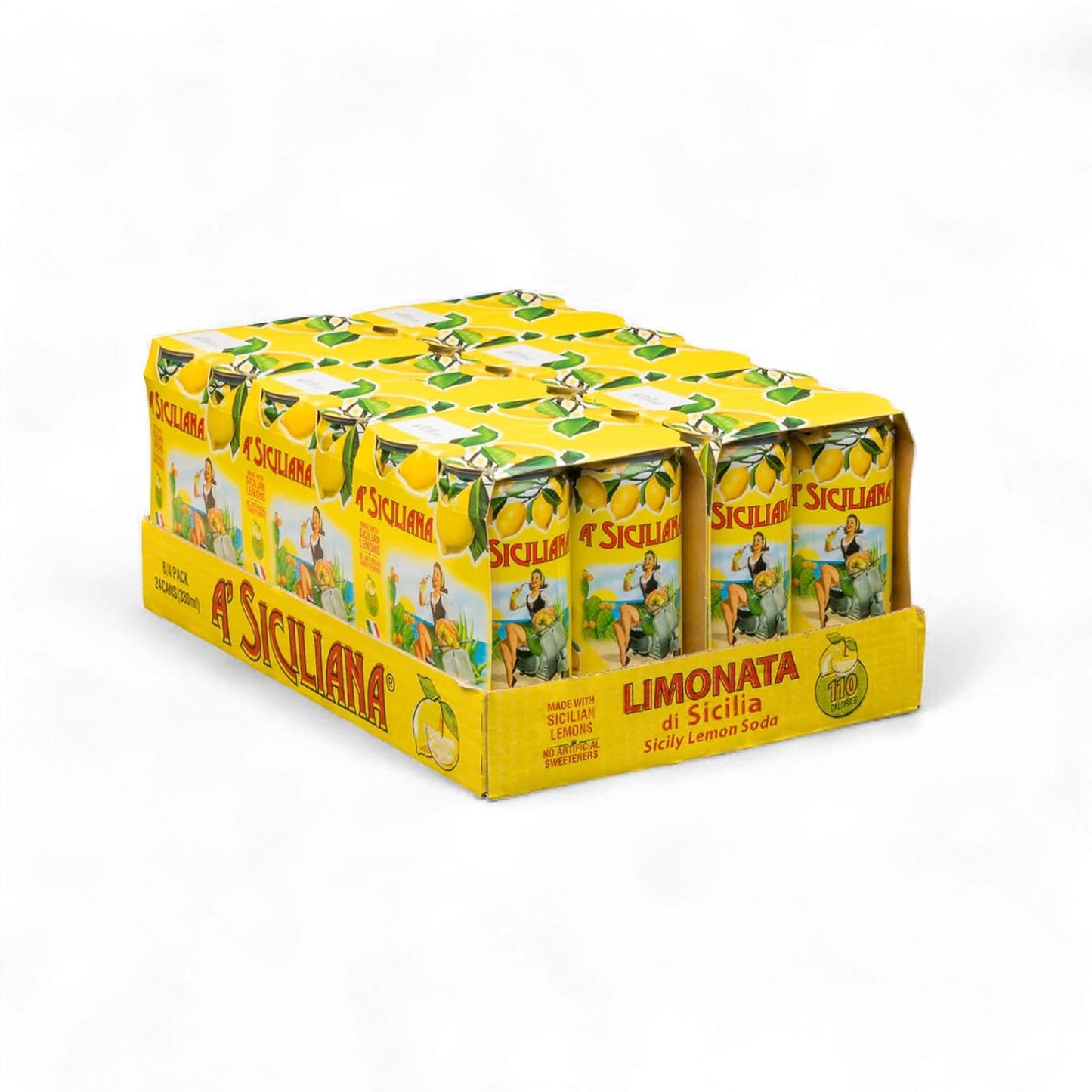 A' Siciliana Sparkling Beverage - Refreshing Italian Citrus Soda