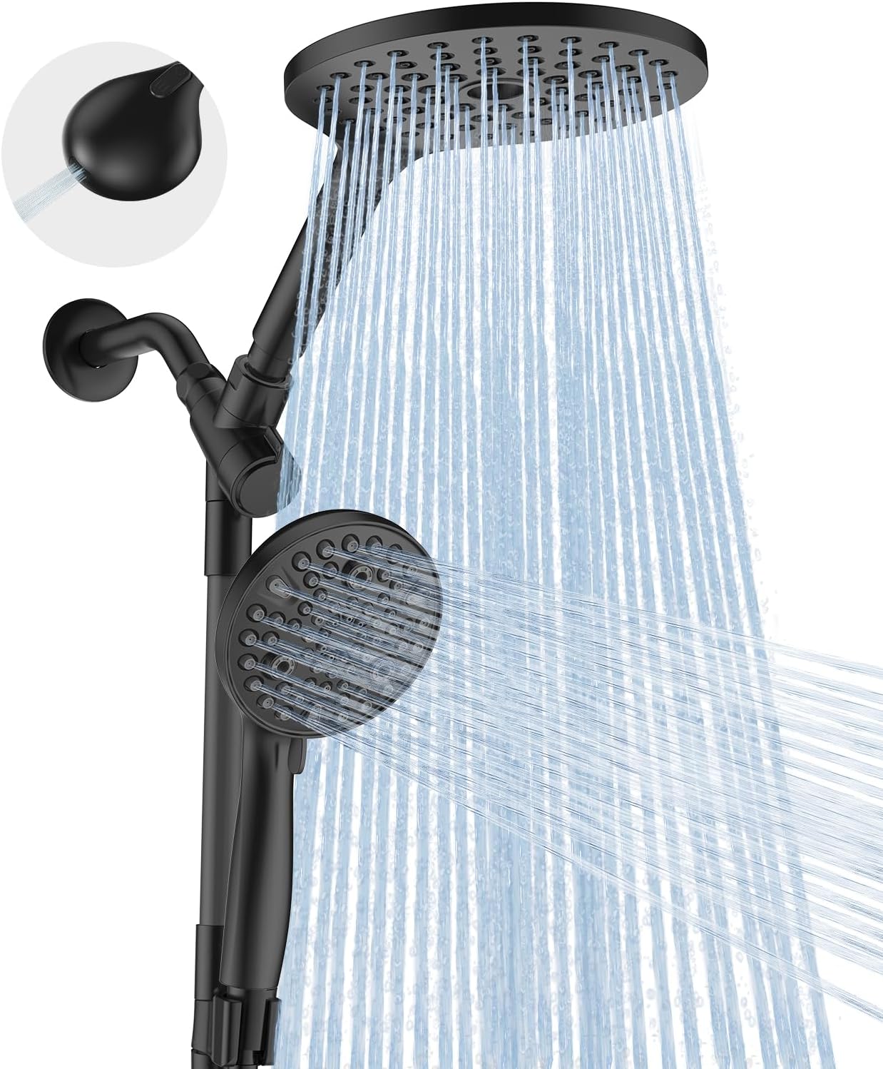 Dual Handheld Shower Head Combo for Ultimate Shower Experience